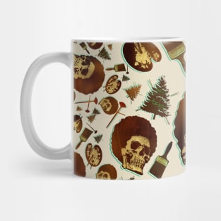 Skulls Trees and Art Mug